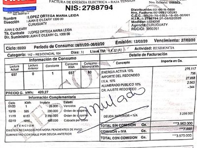 ANDE admite error en sistema para justificar sobrefacturación en Curuguaty