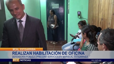 HABILITAN OFICINA DE DEFENSORÍA PÚBLICA EN MARISCAL ESTIGARRIBIA