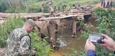 Destruyen puentes y caminos para frenar depredación de la Reserva Morombi