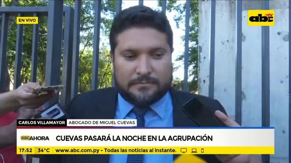 Cuevas pasará la noche en la agrupación - ABC Noticias - ABC Color