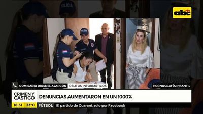 Denuncias de pornografía infantil aumentaron en un 1000% - Crimen y castigo - ABC Color