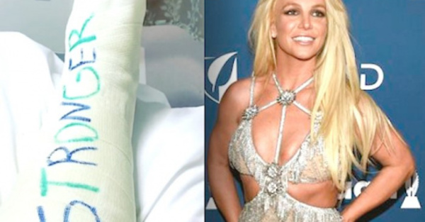 A Britney Spears se le rompió el pie bailando