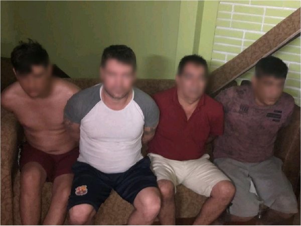 Integrantes de peligrosa banda de asaltantes son detenidos en Ñemby