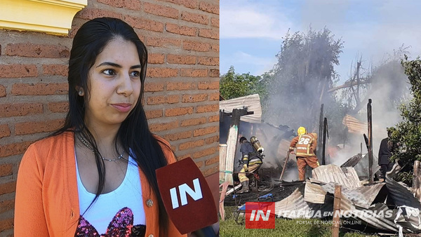 «SIEMPRE ME PREPARÉ PARA TODO, PERO NO PARA EL INCENDIO DE MI CASA»