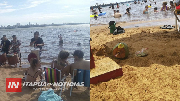 IMPULSAN CAMPAÑA PARA MANTENER LIMPIAS LAS PLAYAS DE ENCARNACIÓN