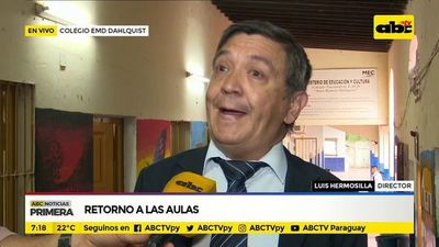Retorno a las Aulas Colegio Dahlquist - ABC Noticias - ABC Color