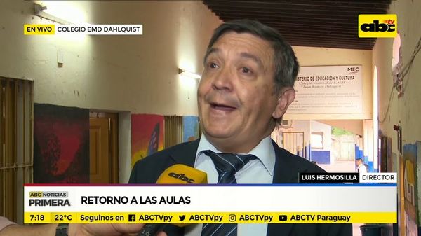 Retorno a las Aulas Colegio Dahlquist - ABC Noticias - ABC Color