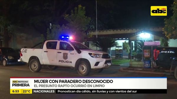 Mujer con paradero desconocido - ABC Noticias - ABC Color