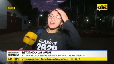 CTN: Retorno a las aulas - ABC Noticias - ABC Color
