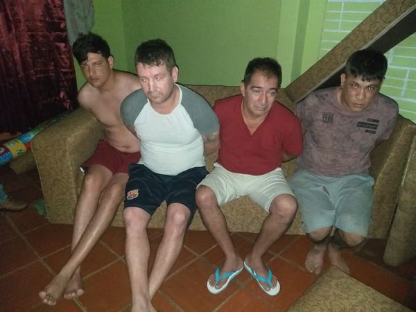 Detienen a peligroso delincuente y cómplices en allanamiento  - Nacionales - ABC Color