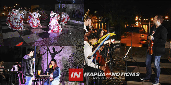 NOCHE DE GALA ARTÍSTICA EN LA ESCALINATA DEL BARRIO SAN PEDRO
