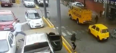 Uruguay: una banda robó 240 mil dólares en 40 segundos