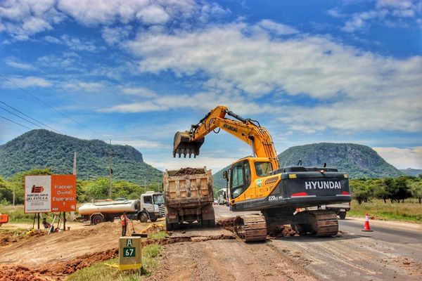 Por USD 36 millones rehabilitan el tramo de la ruta entre Paraguarí y Villarrica