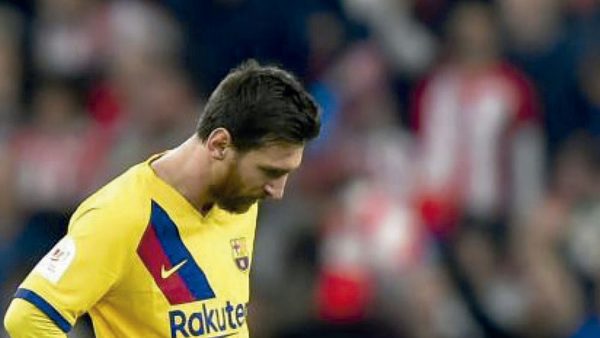 Messi no se ve en Champions