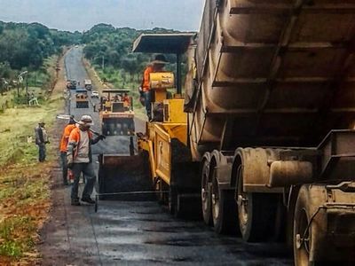 Auspicioso avance de las obras en el tramo Cruce Liberación – Choré - .::RADIO NACIONAL::.
