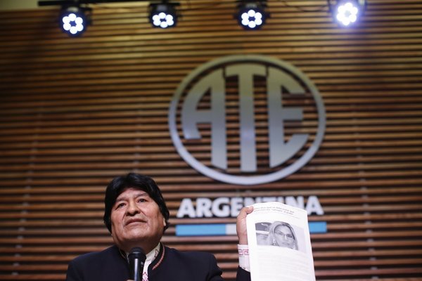 Evo Morales apunta a EEUU por inhabilitación de su candidatura