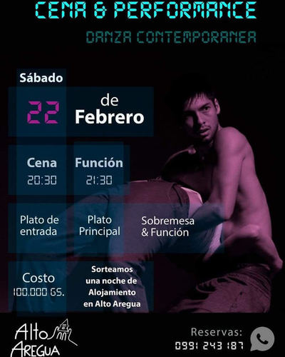 Gastronomía y danza contemporánea en Areguá