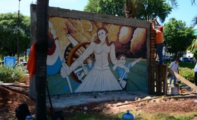 Avanza la construcción de monumento en homenaje a Mariscal López