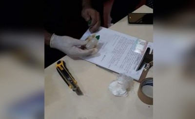 Detenida por intentar meter droga a penitenciaría