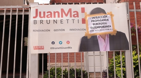 Fiscalía Electoral elimina de la vía pública propaganda electoral extemporánea