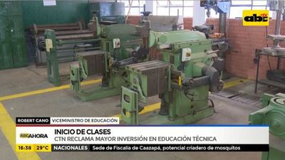 Inicio de clases: CTN reclama mayor inversión en educación técnica - ABC Noticias - ABC Color