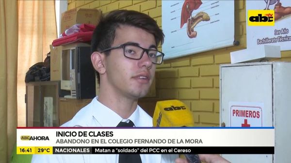 Inicio de clases: Abandono en el colegio Fernando de la Mora - ABC Noticias - ABC Color