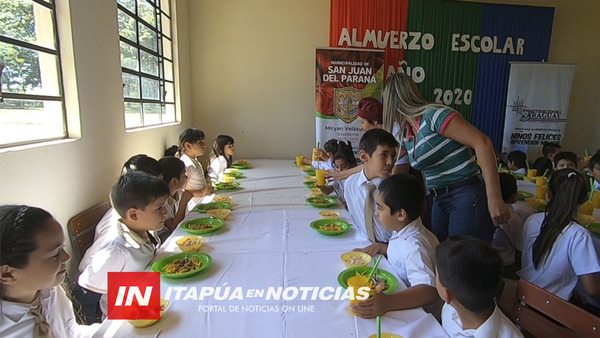 GESTIÓN MUNICIPAL LOGRA ALMUERZO ESCOLAR DESDE EL PRIMER DÍA DE CLASES.