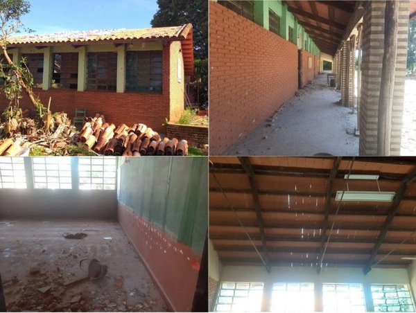 Padres y profesores reclaman por obras inconclusas en escuela de Juan León Mallorquín | Noticias Paraguay