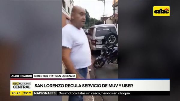Municipalidad de San Lorenzo regula servicio de MUV y Uber - ABC Noticias - ABC Color