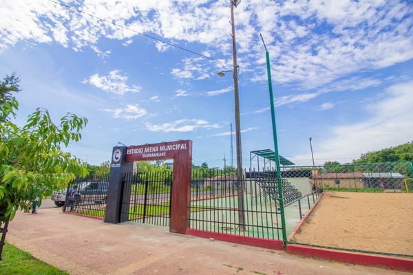 Reinauguran el Estadio Arena Municipal de Guarambaré - Informate Paraguay