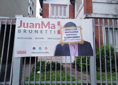 Retiran la  propaganda extemporánea - Política - ABC Color