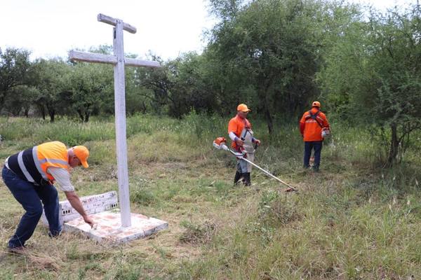 Realizan limpieza de sitios históricos de la guerra en el Chaco