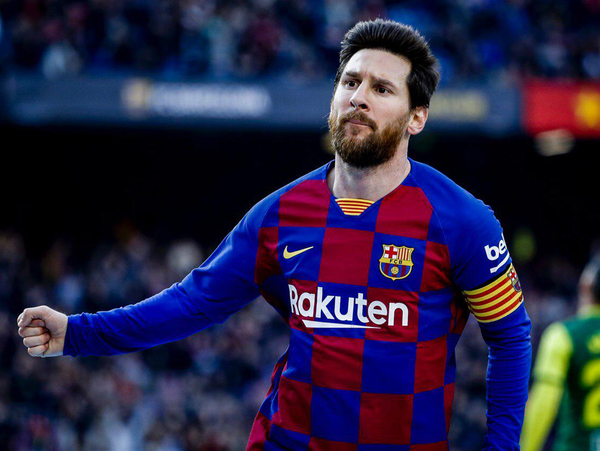 Póquer de goles de Messi para que Barcelona sea líder