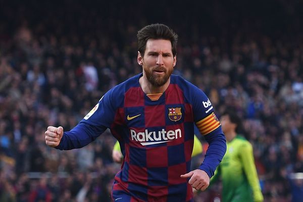 Poker de Messi para ser líder provisional - Fútbol - ABC Color