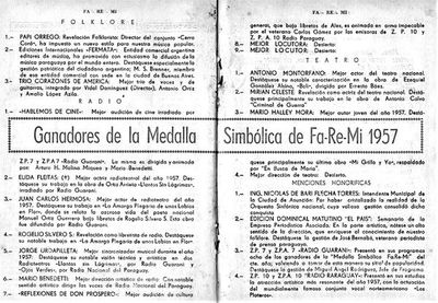 Figuras destacadas de la radiofonía nacional