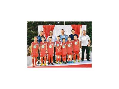Apertura de escuela de fútbol del Guairá