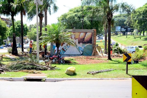 Comuna construye monumento a los héroes sin permiso del MOPC