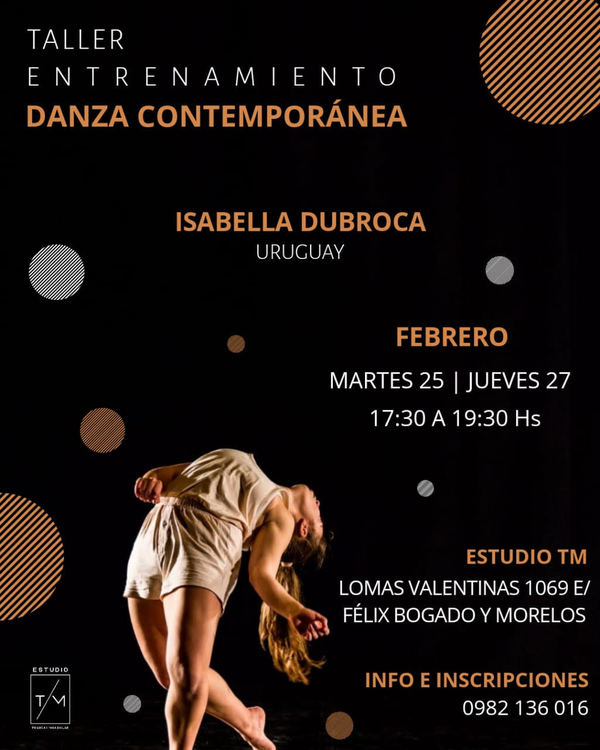 Taller de Danza Contemporánea con Isabella Dubroca