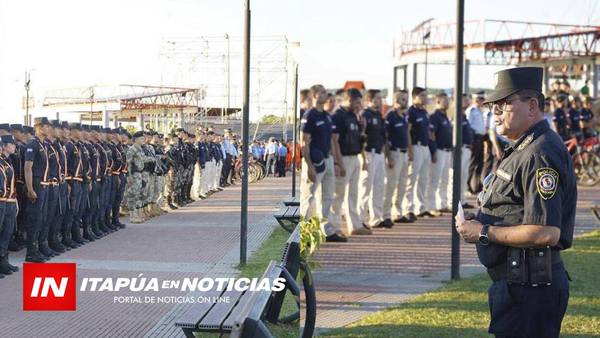 LA POLICÍA LANZÓ OFICIALMENTE EL OPERATIVO VERANO SEGURO EN ITAPÚA