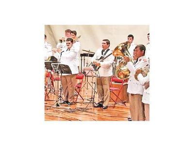 Concierto de la  Jazz Band de la Policía en el Ignacio A. Pane