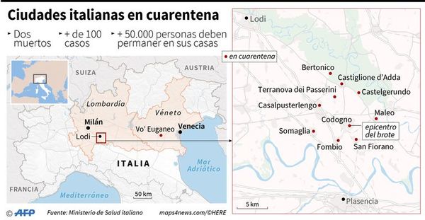 El norte de Italia en cuarentena por expansión de casos de coronavirus - Internacionales - ABC Color