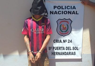 Detienen a delincuente en Hernandarias