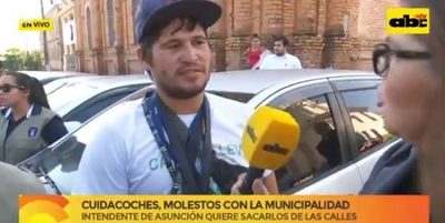 Cuidacoches se niegan a despejar calles de Asunción