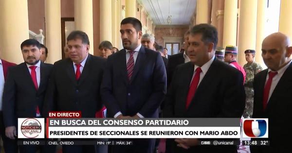 Marito se reunió con seccionaleros de cara a las municipales