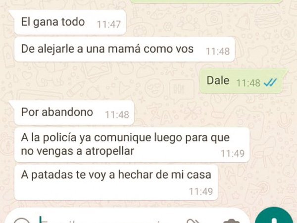 Denunció que su ex le garroteó