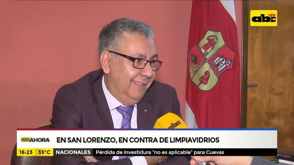 En San Lorenzo, en contra de los limpiavidrios - ABC Noticias - ABC Color