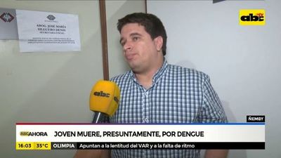 Joven muere, presuntamente, por dengue - ABC Noticias - ABC Color