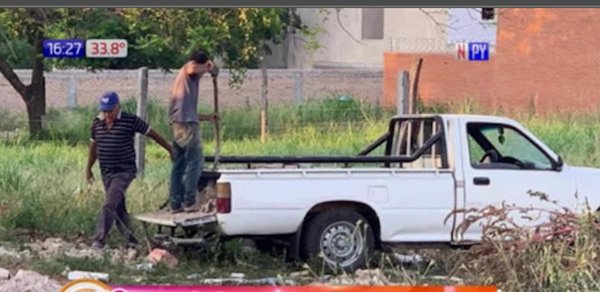Puercos sobre 4×4: Arrojan basura por todo un barrio | Noticias Paraguay