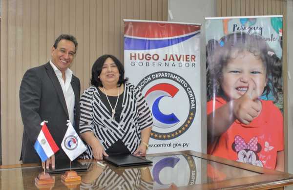 Ministerio de la Niñez y Gobernación de departamento Central firman convenio para mejorar la calidad de vida de la niñez y adolescencia - Informate Paraguay