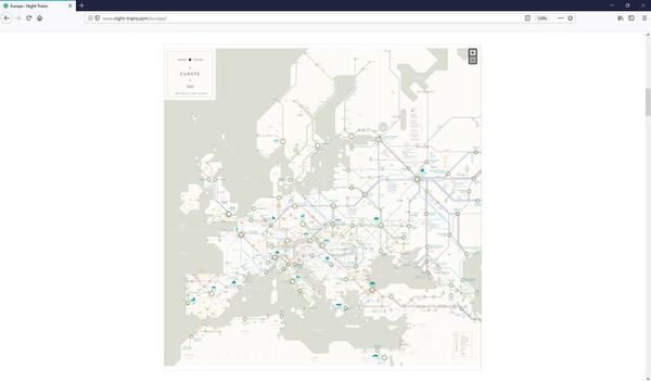 Un mapa online muestra los trenes nocturnos del mundo - Viajes - ABC Color